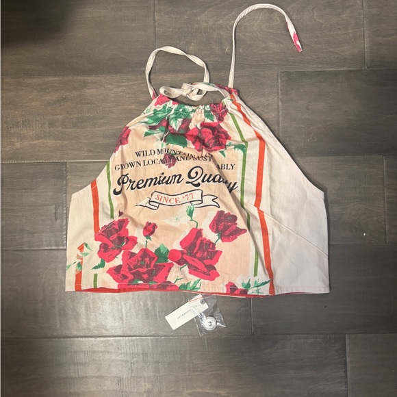 NWT ✨ Anthropologie Maeve Printed Halter Top - Picture 4 of 9